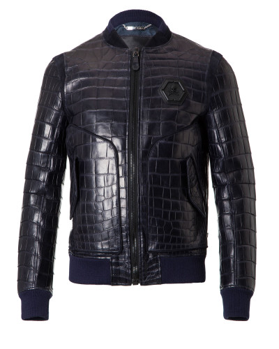 Leather Bomber 