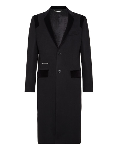 Coat Long Space Plein