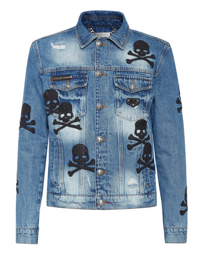 Denim Jacket Skull