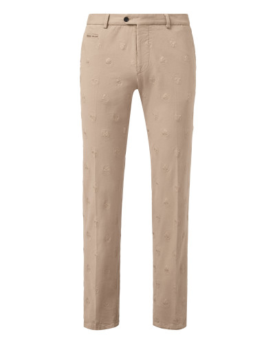 Long Trousers Embroidery Skull