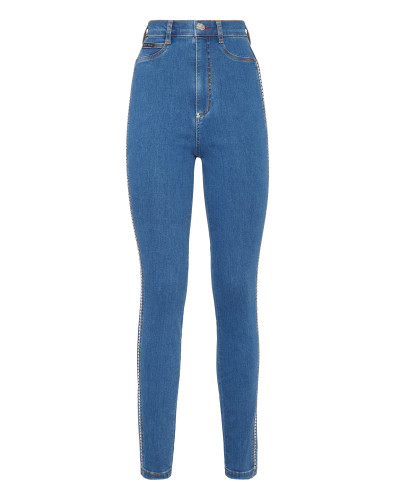 Denim Super High Waist Jegging Crystal Crystal