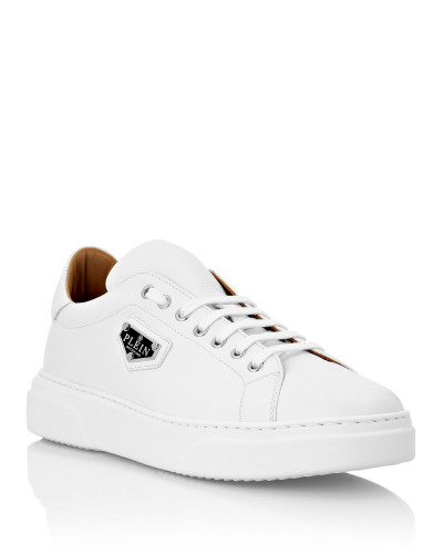 Leather Lo-Top Sneakers Iconic Plein
