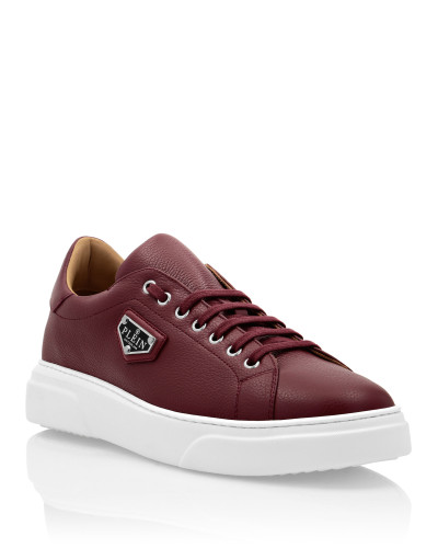 Leather Lo-Top Sneakers Iconic Plein