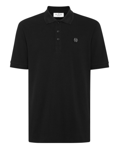 Slim Fit Polo shirt SS Skull with Crystals