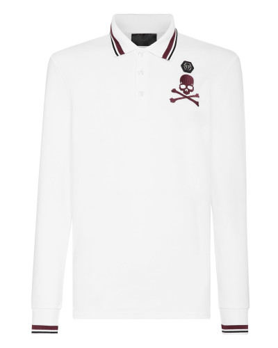 Polo shirt LS Skull&Bones
