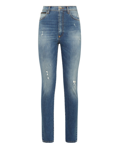 Denim Super High Waist Jegging Dragon