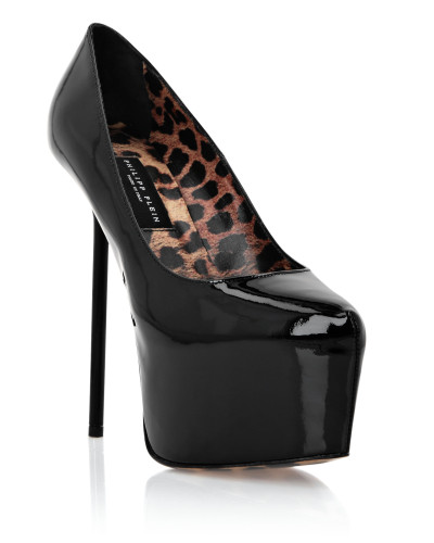 Patent Leather Platform Pumps