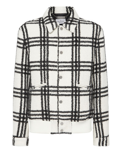 Alpaca Wool Bomber Gothic Plein