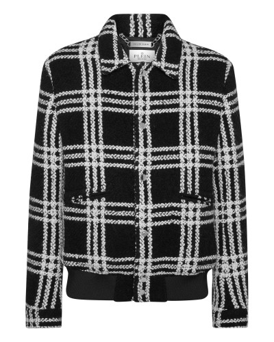 Alpaca Wool Bomber Gothic Plein