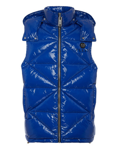 Sleeveless Jacket Hexagon