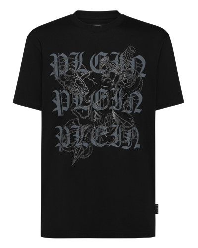 Washed T-shirt Round Neck SS Snake