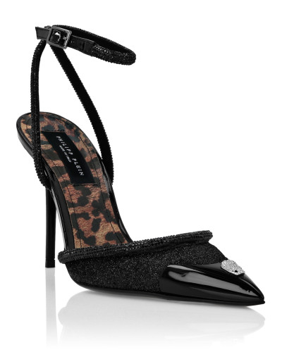 Glitter Decollete Hi-Heels