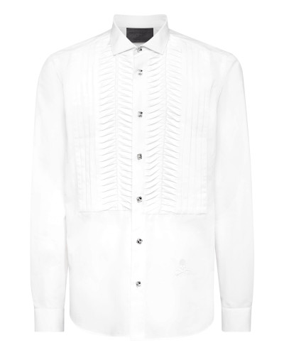 Black Tie Shirt Long-Sleeve