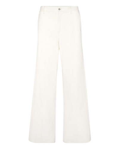 Velvet Wide Leg Trousers