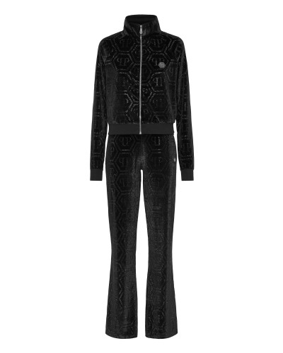 Jogging Set Top/Trousers Strass Monogram