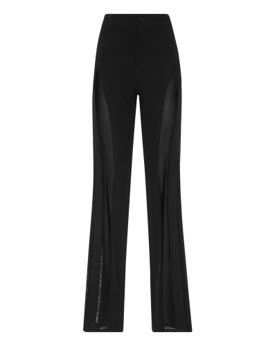 Cady Multicutting Straight Fit Trousers
