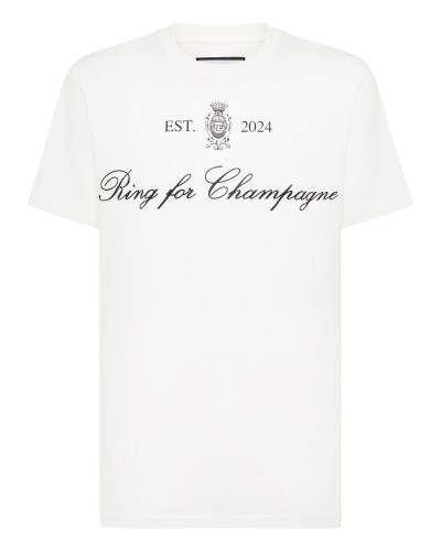 Embroidered Round Neck T-Shirt Stones