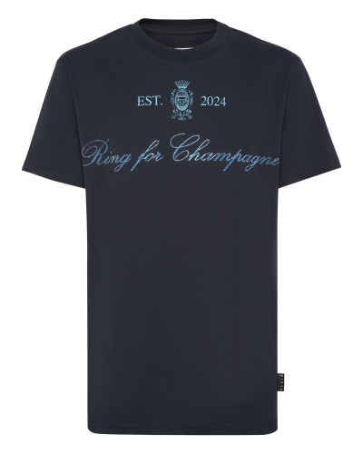 Embroidered Round Neck T-Shirt Stones