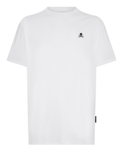 Basic Round Neck T-Shirt Skull