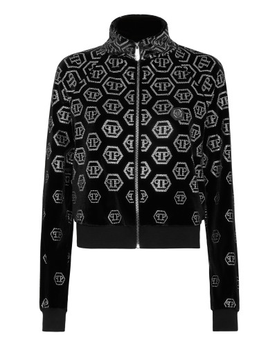 Chenille Tracksuit Jacket Degrade Monogram