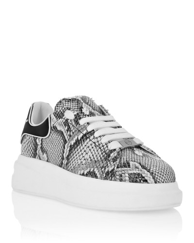 Low Top Sneakers Roccia Python Print