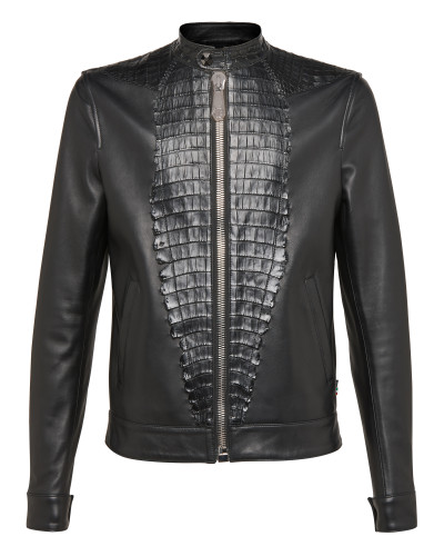 Leather Bomber 
