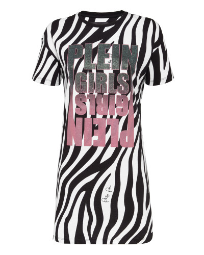 T-Shirt Short Dresses Zebra