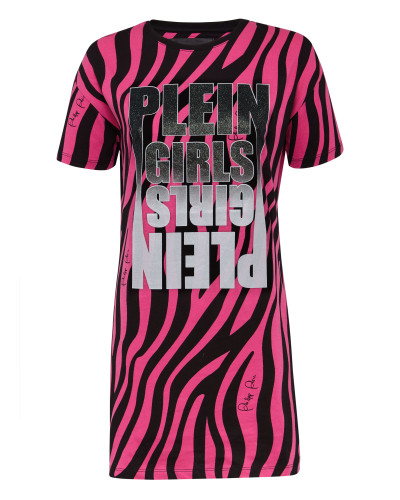 T-Shirt Short Dresses Zebra