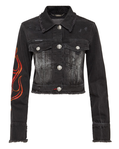 Denim Jacket Flame