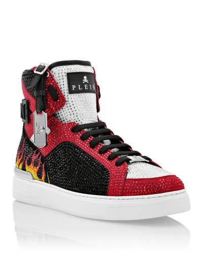 MONEY BEAST Hi-Top crystal  Flame