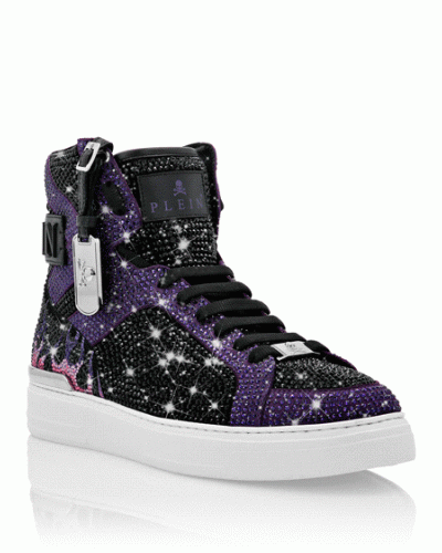 MONEY BEAST Hi-Top crystal  Flame