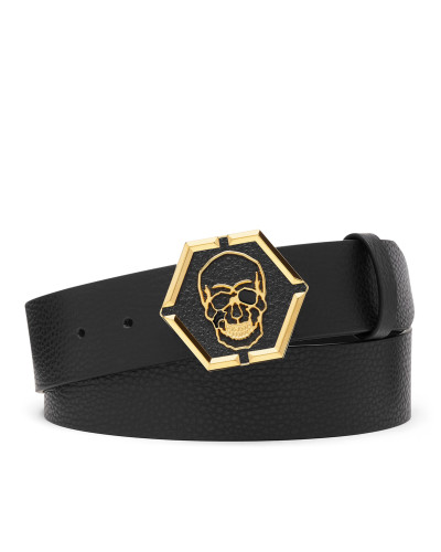 Leather Belt Iconic Plein