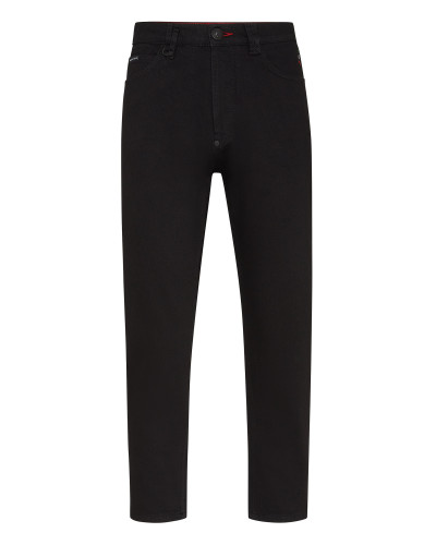 Denim Trousers Carrot Fit Iconic Plein