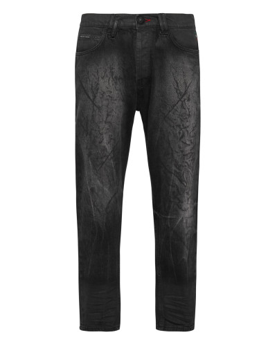 Denim Trousers Carrot Fit Iconic Plein