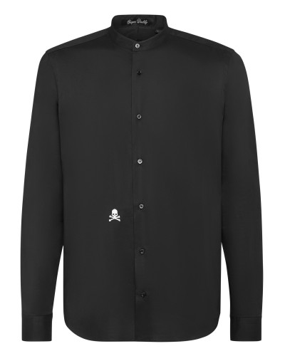 Shirt Sugar Daddy LS Embroidery Skull