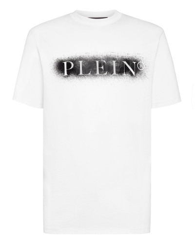 T-shirt Round Neck SS Spray Effect Print Philipp Plein TM