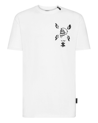 T-shirt Round Neck SS print Skull