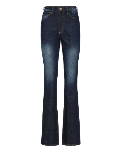 Denim Trousers Flare Fit Iconic Plein