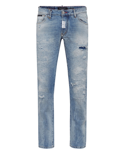 Denim Trousers Super Straight Cut Premium