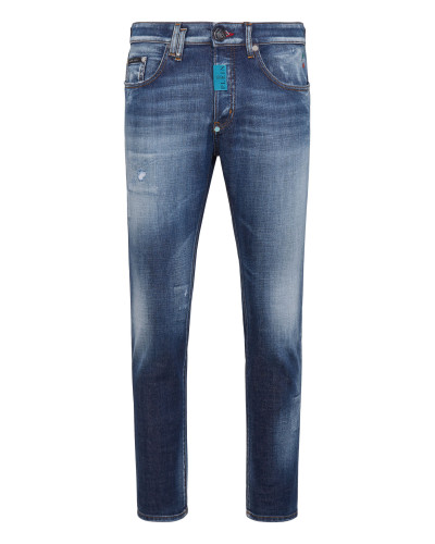 Denim Trousers Skinny Fit Hexagon