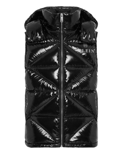 Sleeveless Quilted Down Jacket