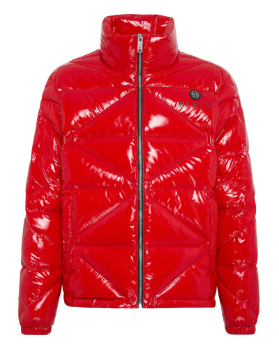 Quilted Down Jacket Hexagon