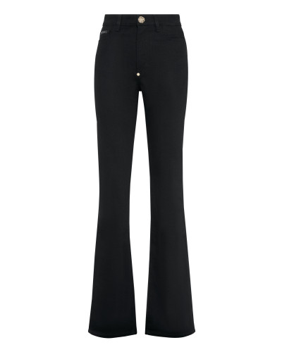 High-Waisted Flare Jeans