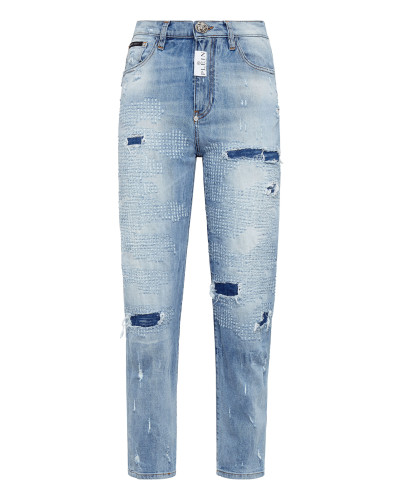 Denim Trousers Mom Fit