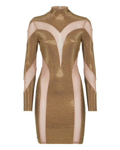 Mini Dress with Crystals