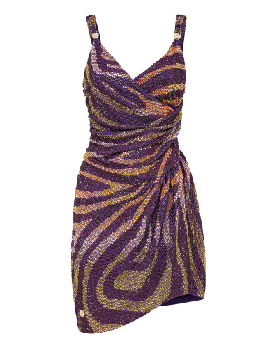 Mini Dress with Crystals