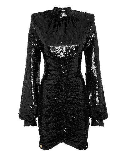 Midi Dress with Crystals