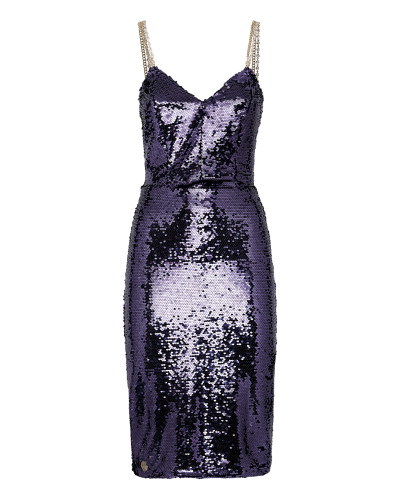 Midi Dress with Crystals