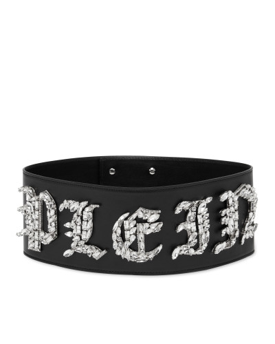 Leather Belt Gothic Plein