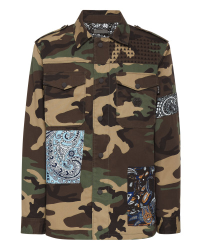 Denim Jacket Paisley Foulard